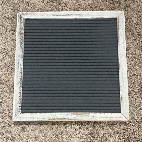 Double sided letter board 10x10 rustic frame - Picture 12 of 12